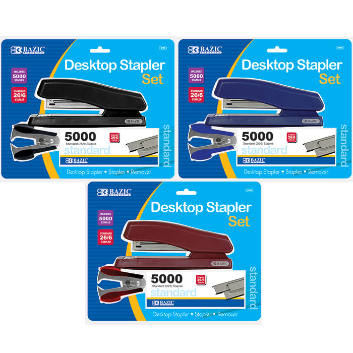 Office Desktop Stapler Set