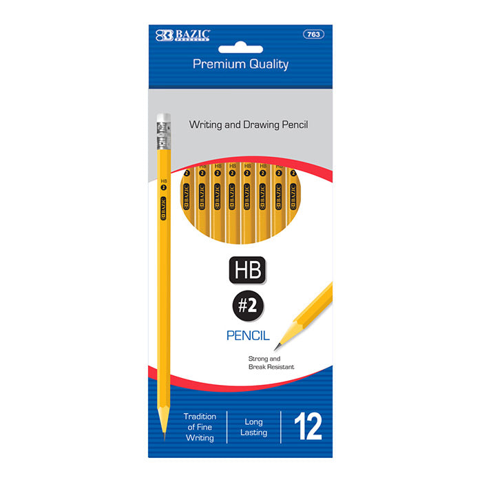 #2 Premium Yellow Pencil (12/Pack)