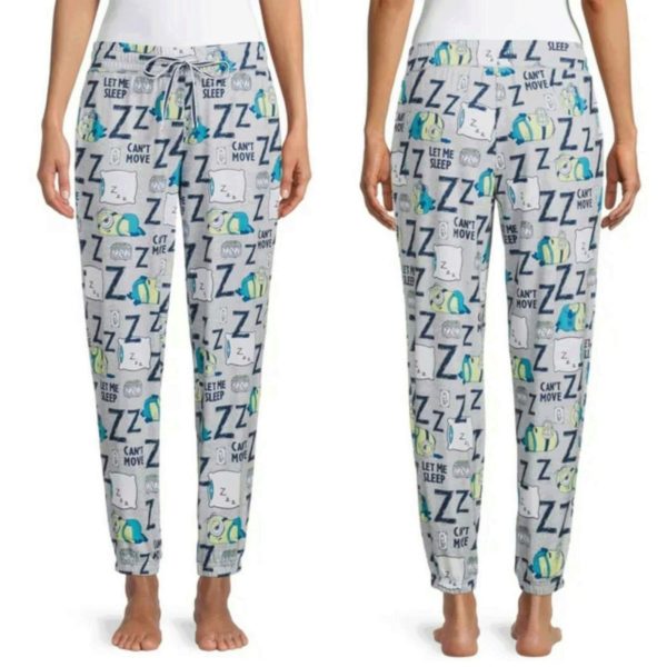 Ladies Minions 2 Themed Sleep Joggers with Pockets in XXL