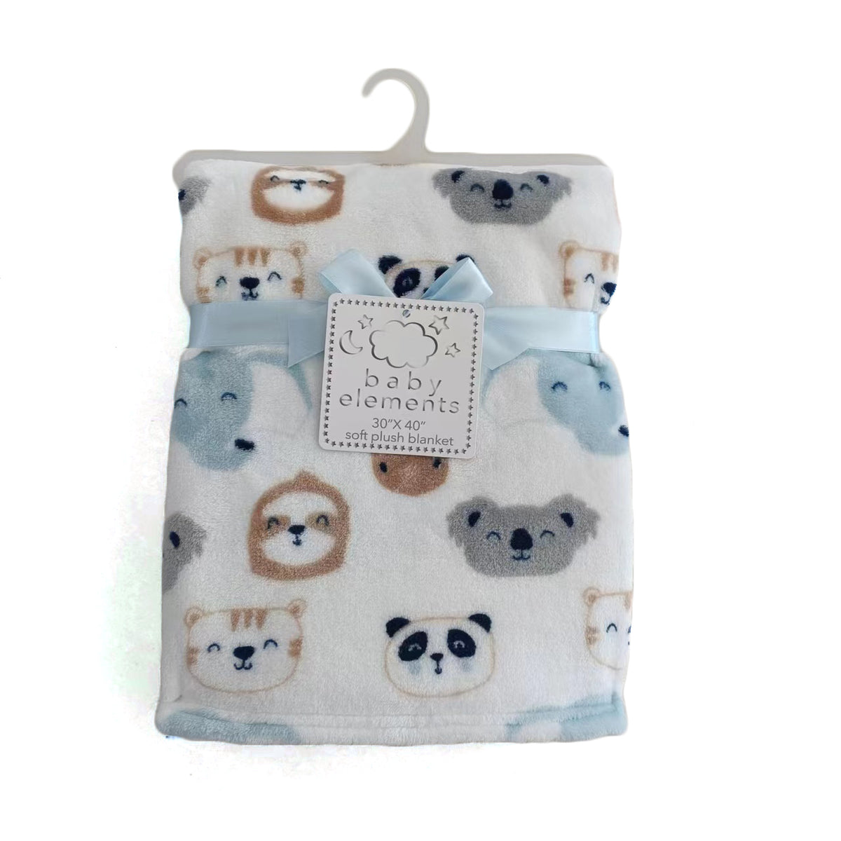 30 x 40 Soft Plush Printed Blankets - Zoo Animal Print