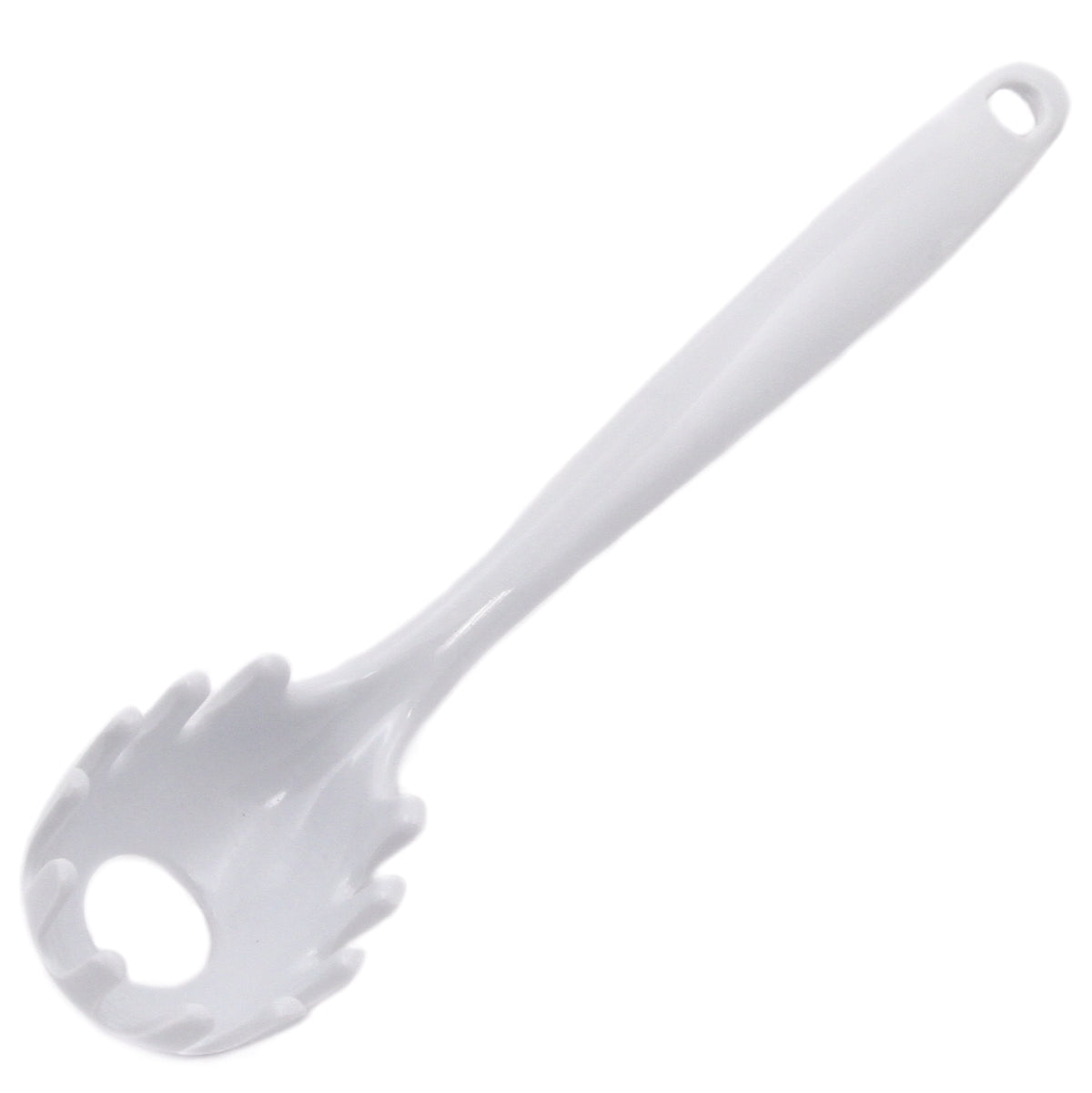White Melamine Spaghetti Forks