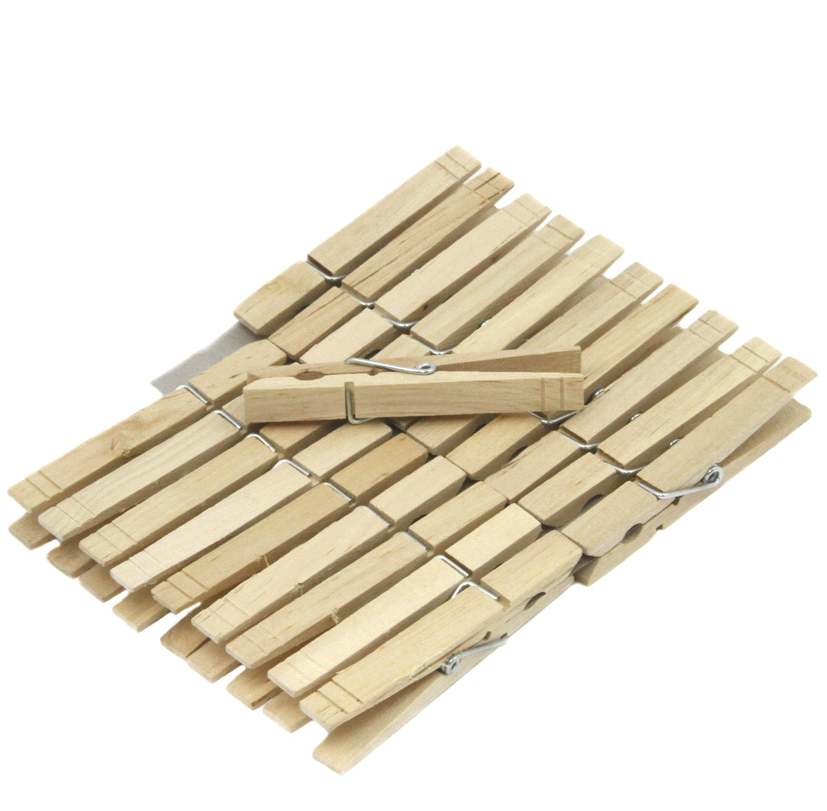 Wood Clothes Pins - 20-Pack