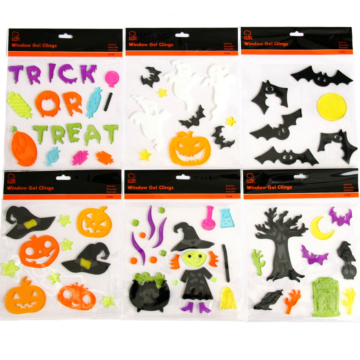 Halloween Window Gel Clings