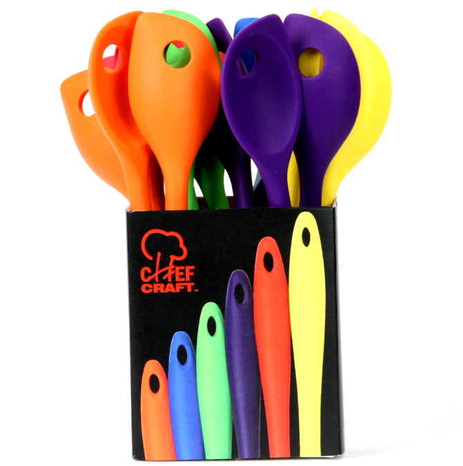 Silicone Mixing Spoons Shelf in Floor Display
