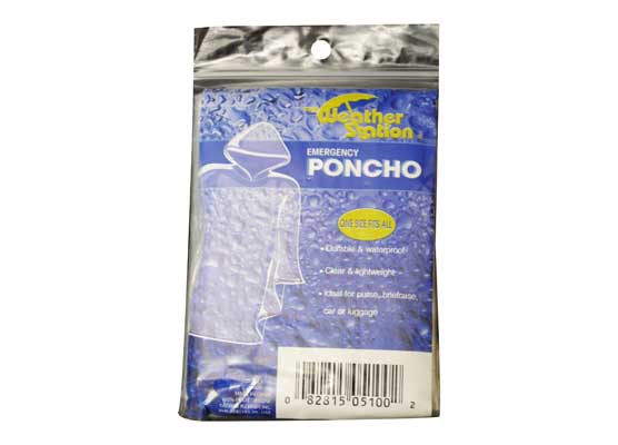 Weather Station Emergency Ponchos