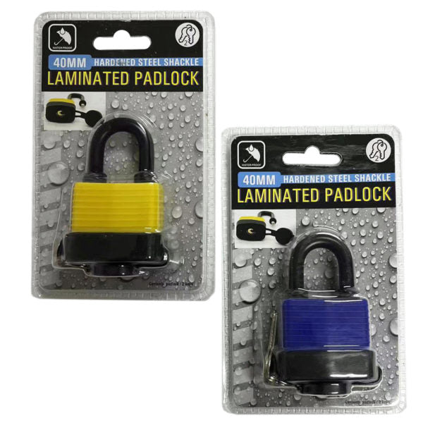 40MM Waterproof Laminated Lock with Keys