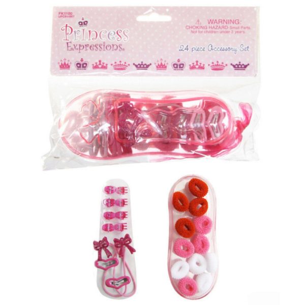 Princess Accessories 24 Piece Hair Accessory Set