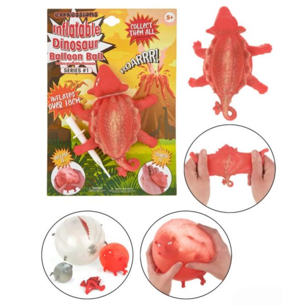 Expressions Inflatable Red Dinosaur Balloon Ball