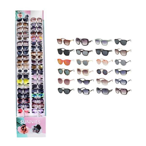 Women's Assorted Trendy Sunglasses in Floor Display