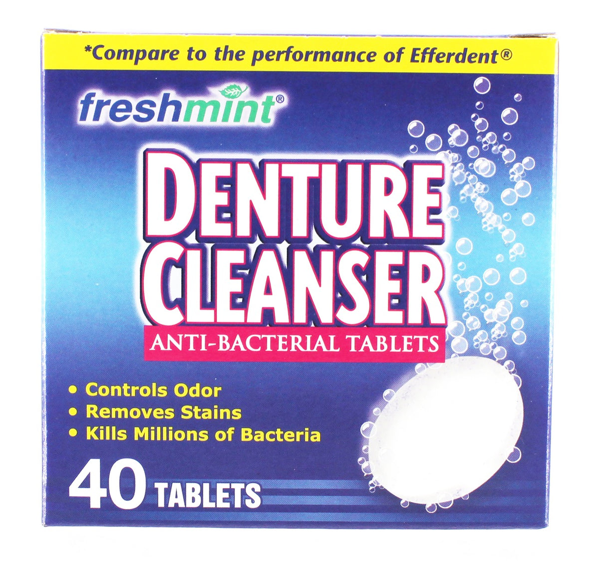 Freshmint Boxed Denture Cleanser Tablets