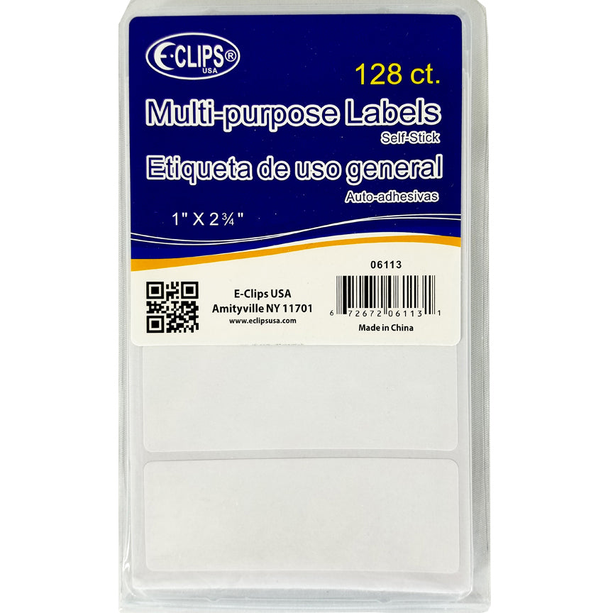128-Ct. Multi-Purpose White Labels