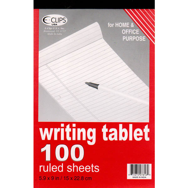 100-Sheet Ruled Writing Tablet Notepads
