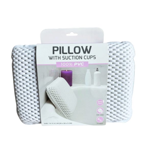 Headrest Bathtub Pillow with Suction Cups