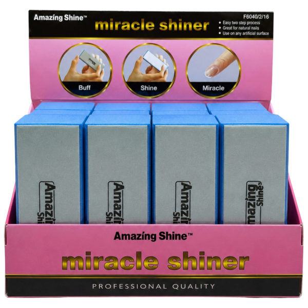 Miracle Shiner Nail Buffer Block in Countertop Display