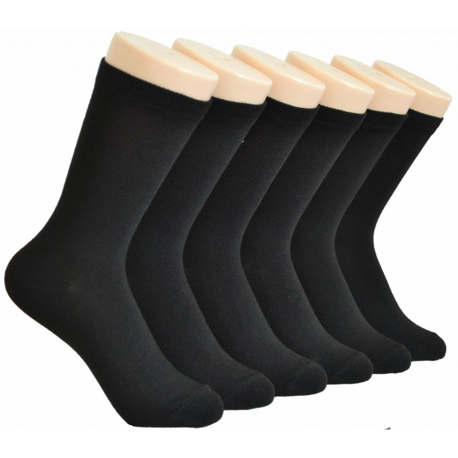 Women's Novelty Crew Socks - Black - Size 9-11