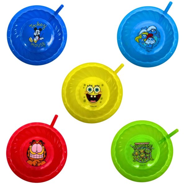 Kids Printed Sippy Bowl in Assorted Paramount Licenses and Colors