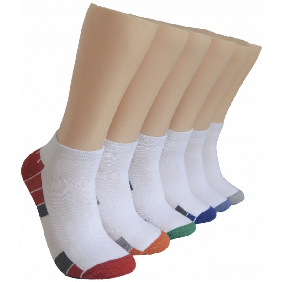 Men's Low-Cut Socks - Athletic Patterns - Size 10-13