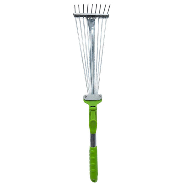 Adjustable Garden Leaf Rake 21" to 29"