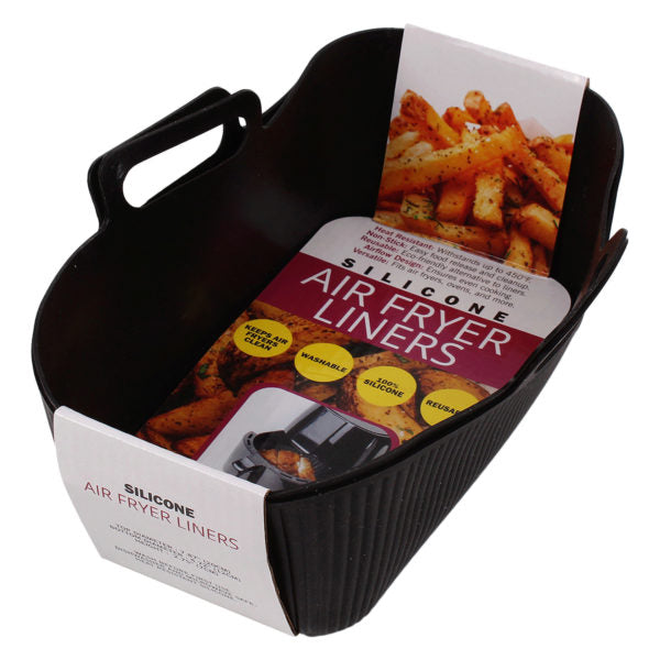 2 Pack Rectangle Heat Resistant Air Fryer Silicone Liners