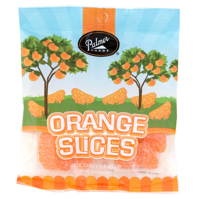 Palmer Candy Orange Slices 4.75 Oz Peg Bag