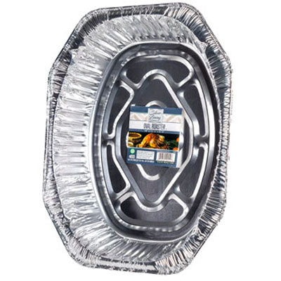 Aluminum Roaster Oval Xtralarge 16 X 13 X 3-3/8