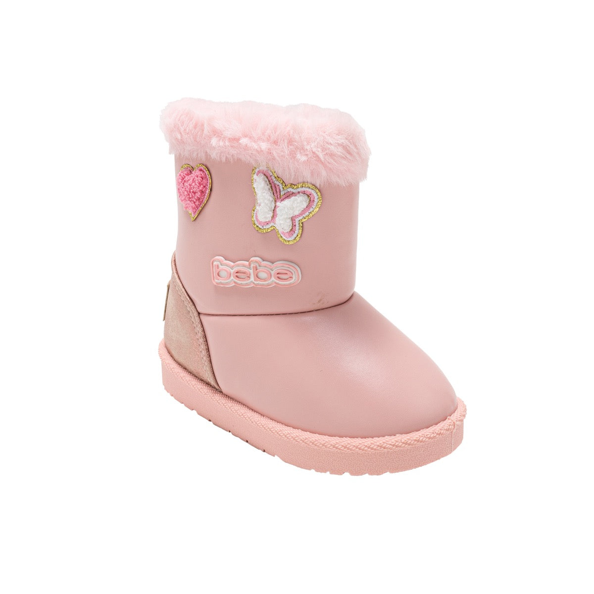 Bebe Toddler Girl's Winter Boots w/ Patches On Shaft
