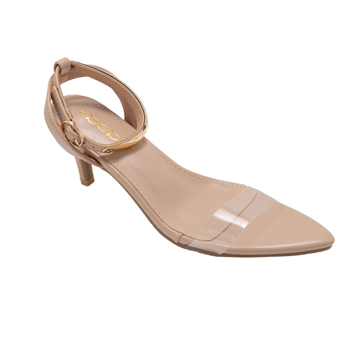 Bebe Women's Fashion Stilettos w/ Metallic Ankle Strap