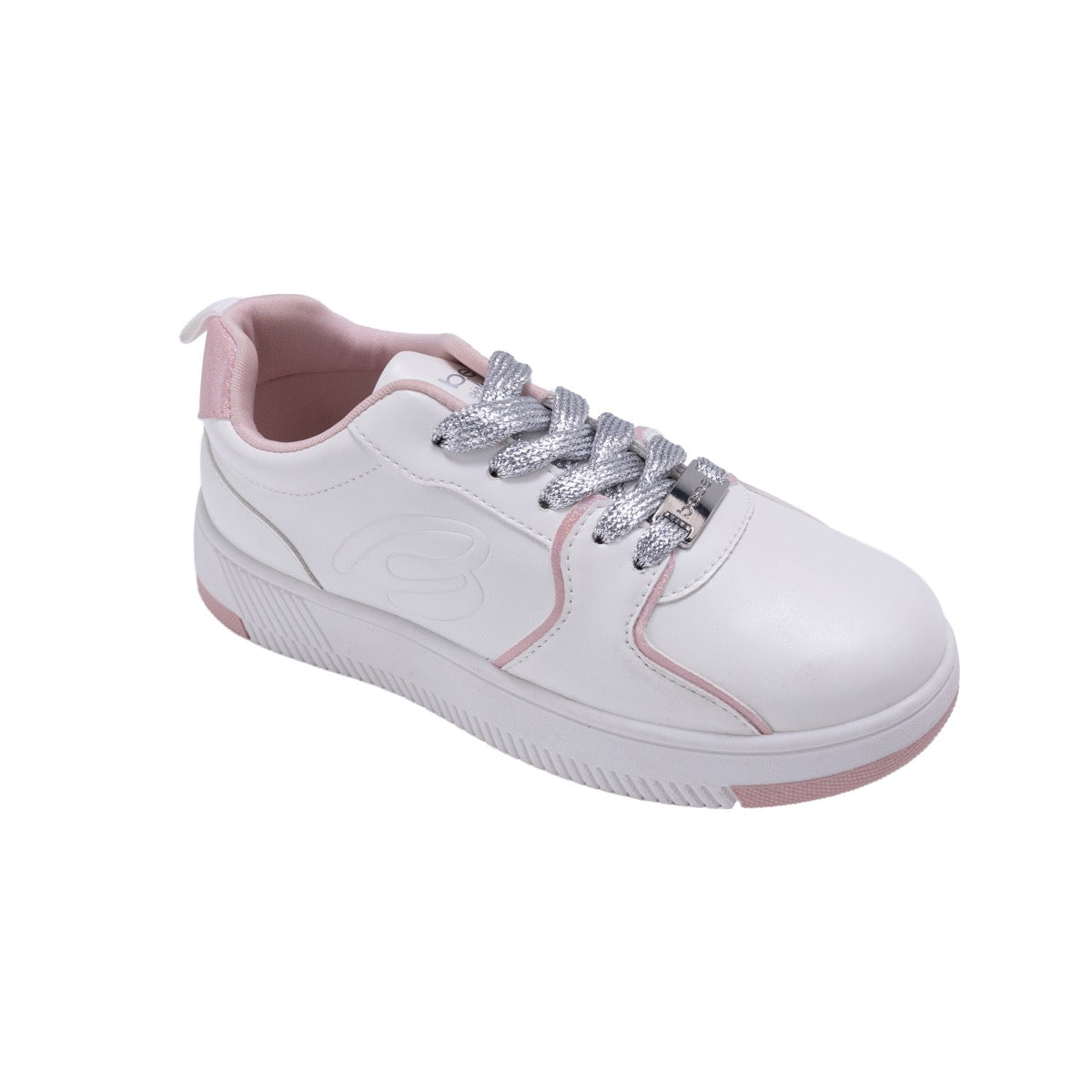 Bebe Girl's Low Top Sneakers w/ Embossed Script B