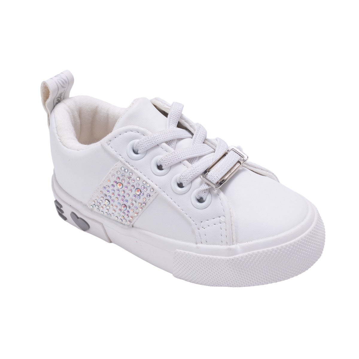 Bebe Toddler Girl's Low Rise Sneakers w/ Rhinestone Stripe