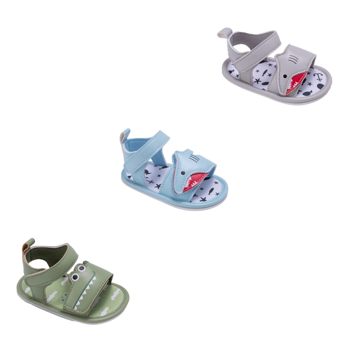 Bebe Children's Low Top Sneakers w/ Multi Metallic & Velcro Straps - Choose Your Color(s)