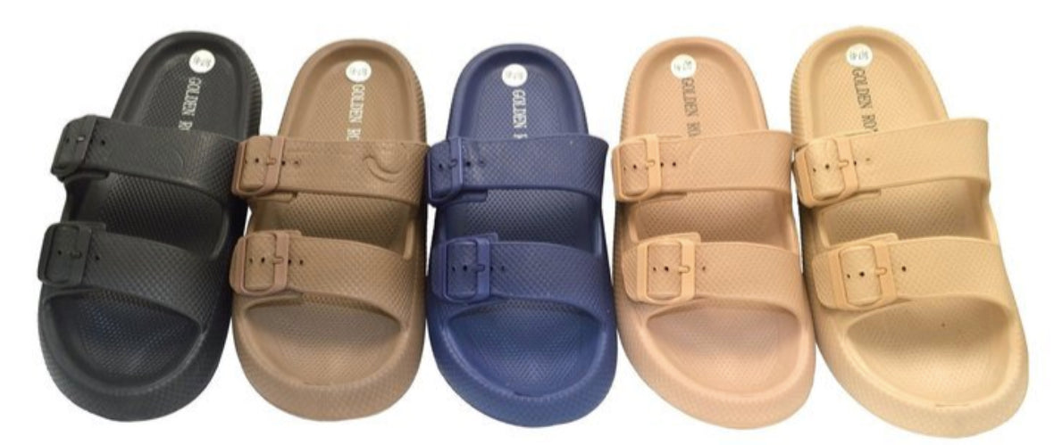 Women's EVA Arizona Style Sandals - Assorted Colors - Coffee
