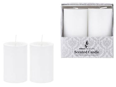 2"x3" Round Scented Pillar Candles
