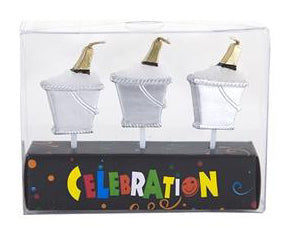 Champagne Bucket Candle Sticks w/ Clear Box
