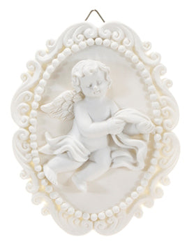 Angel Medallion Wall Plaque