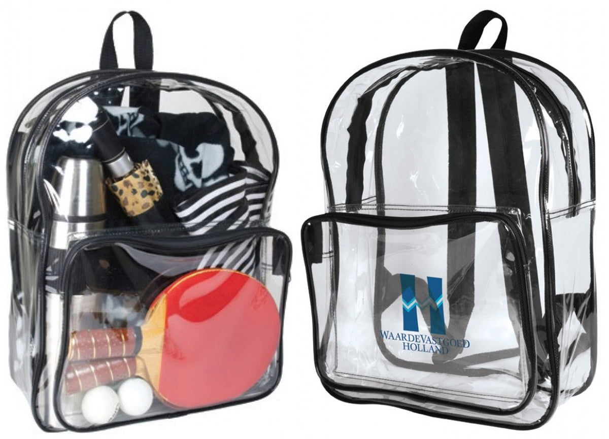 12" Clear Backpacks
