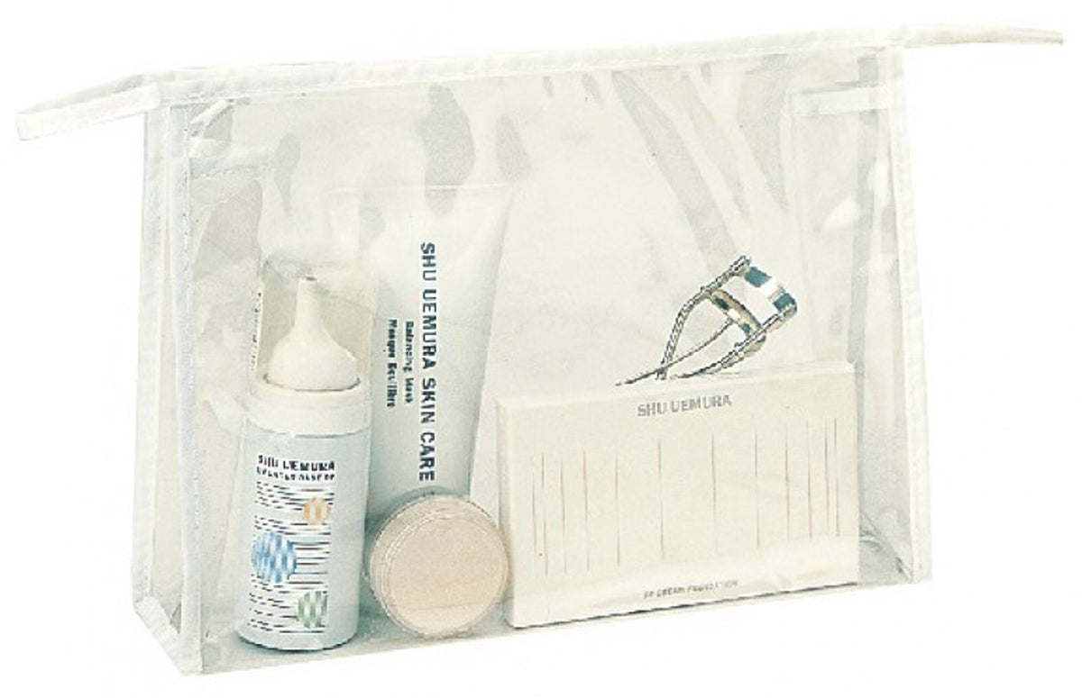 8" Clear Cosmetic Tote Bags