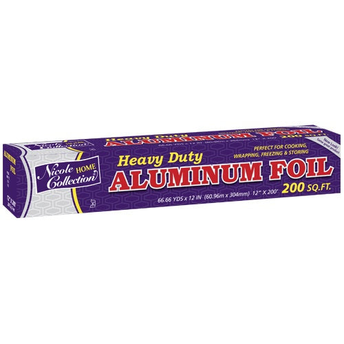 Aluminum Foil 12" X 200' Roll - Nicole Home Collection