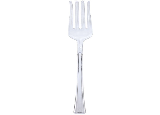 Clear Plastic Salad Serving Forks by Lillian