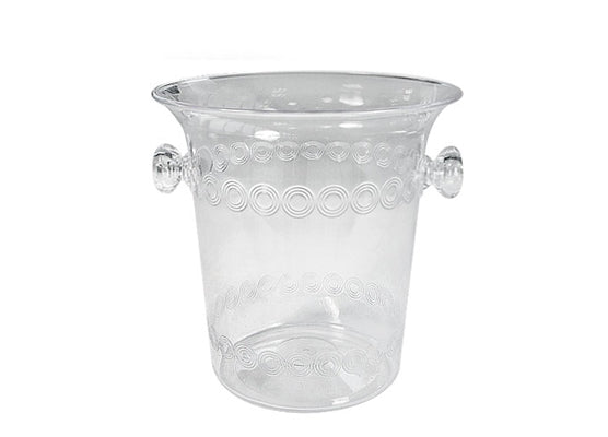 Clear 1.5 Quart Mini Plastic Ice Buckets by Party Dimensions