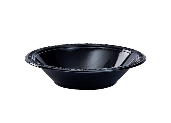 Black 12oz Plastic Bowls by Hanna K. Signature - 50-Packs