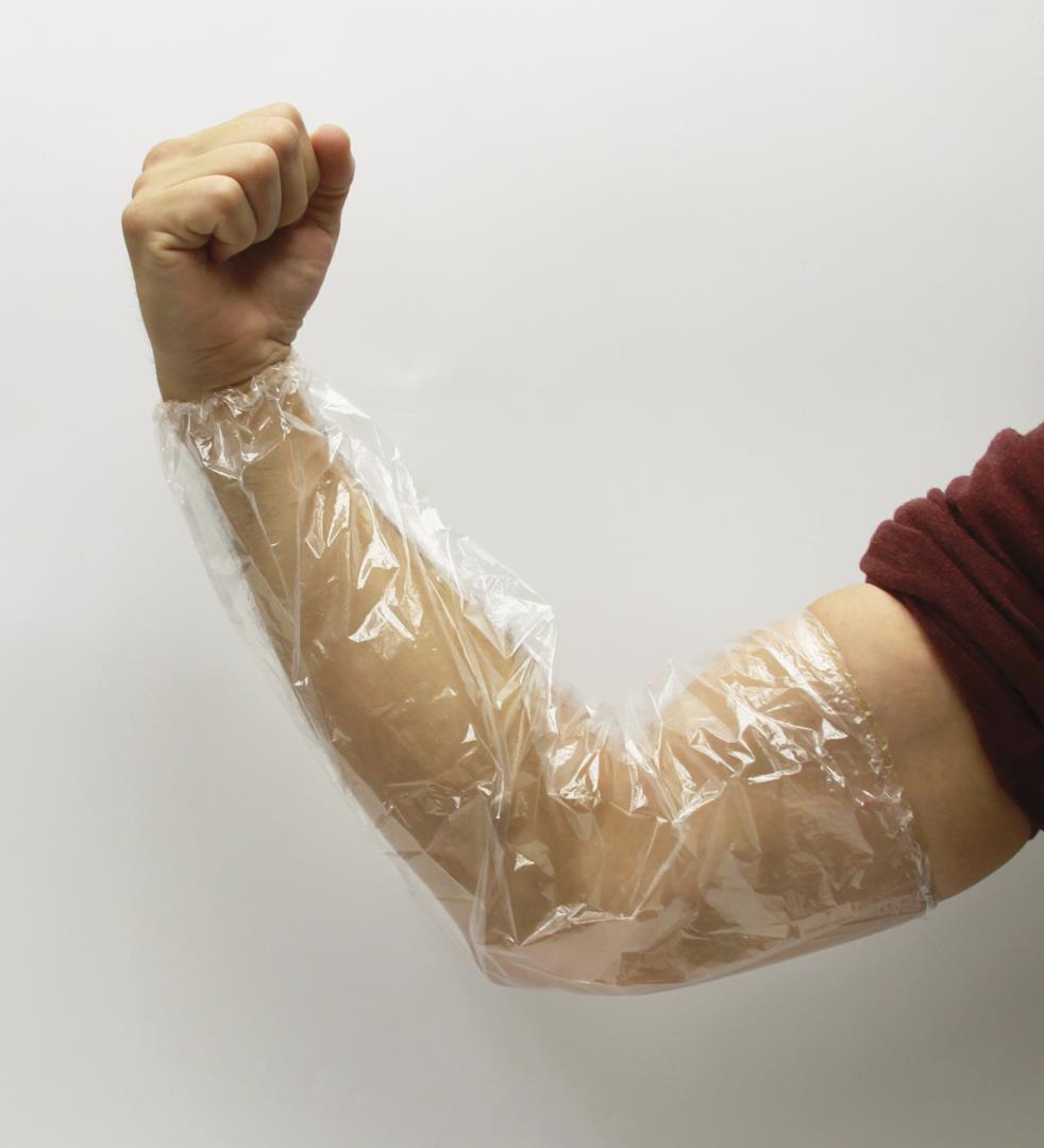 18" Disposable Polyethylene Sleeves - Clear