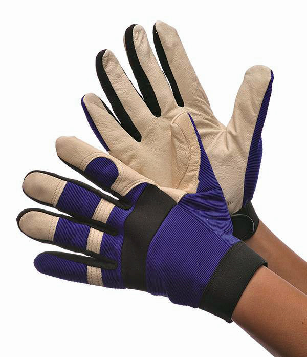 Pig Skin Mechanic Gloves - Size: Medium