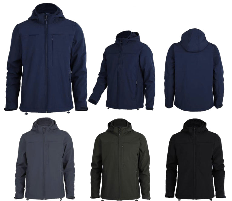 Men;s Berber Lined Bonded Soft Shell Vests w/ Zip-Up Cargo Pockets - Choose Your Color(s)