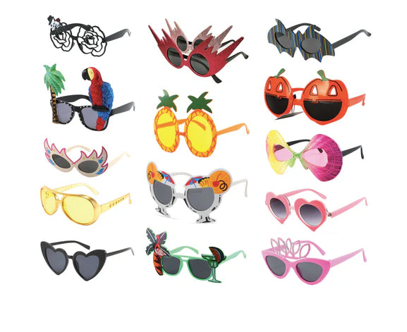Novelty Party Sunglasses - Assorted Designs