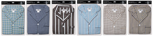 Men's Pajama Set w/ Front Pocket - Assorted Patterns