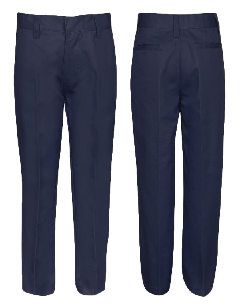Little Girl's School Uniform Trouser Pants - Navy Blue - Choose Your Sizes (4-6X)