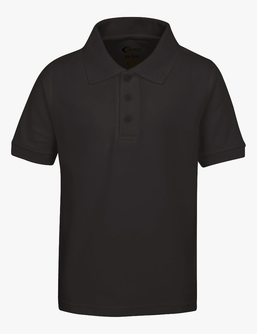 Men's DRI-FIT Short Sleeve Polo Shirts - Black - Choose Your Sizes (Small-2X)