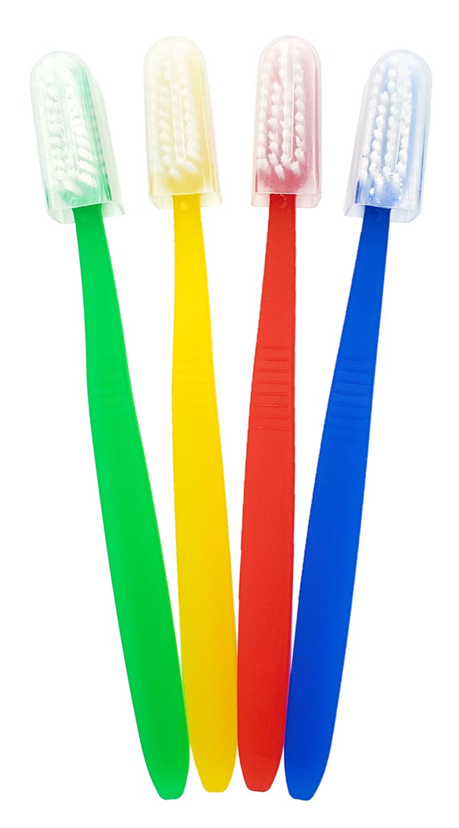 Multicolor Toothbrushes w/ Cap