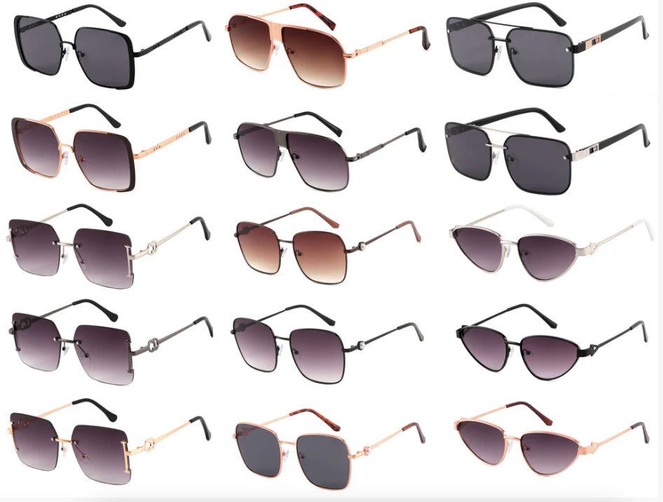 Men & Women's Urban Style Sunglasses - Assorted Colors & Styles