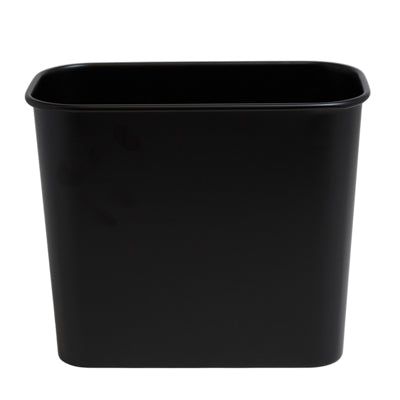 Waste Can 12.12x6.81x10 Mia Matte Black Steel No Online Sales